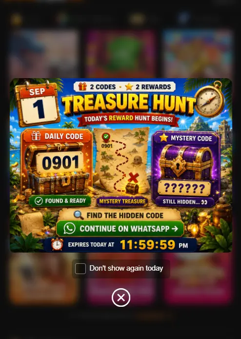 666H Game Wining Treaure Hunt